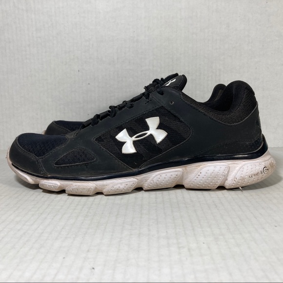 Under Armour UA Micro G Assert V Gym Workout Fitness Training Running Shoes Sz 9 - Picture 3 of 8